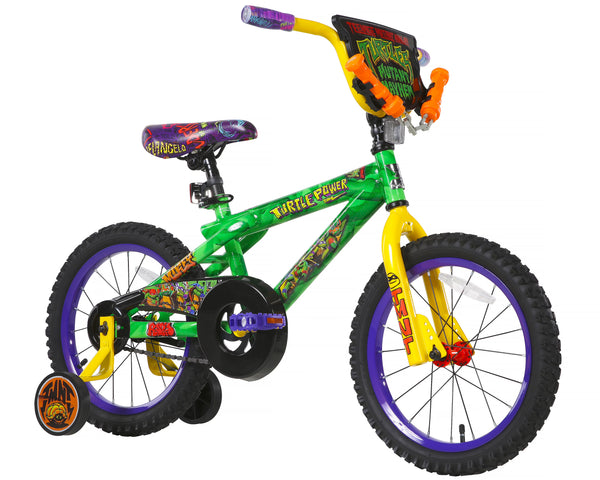 16" Dynacraft Teenage Mutant Ninja Turtles, Boys BMX Bike for Child 5 - 7 Years