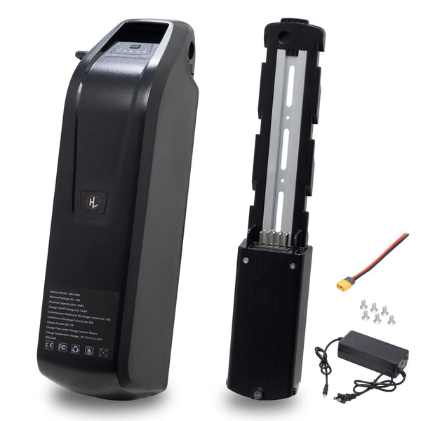 48V 20AH Ebike Battery 48V Lithium Battery 48V Battery with Charger for 750W - 1500W Adult Electric Bike Tricycle